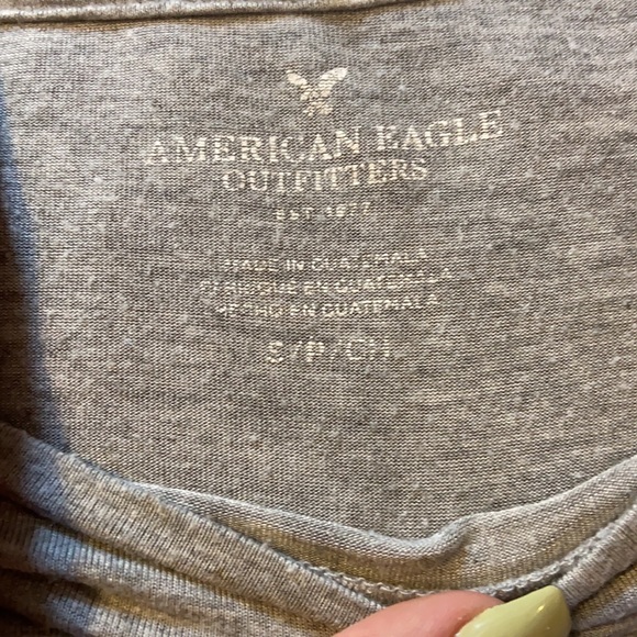 american eagle wide shirt, size S - Picture 2 of 5